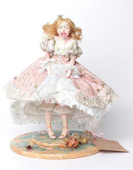 Авторская кукла "Принцесса" - Ручная работа материалы, размер и год создания инфо 5687b.