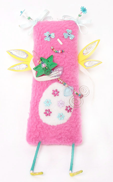Авторская игрушка "Кадаврик розовый с цветком" - Ручная работа с замечательными игрушками Алисы Баженковой! инфо 5238e.