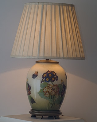 Дизайнерская лампа "Примула" Стекло, роспись Авторская работа лампа индивидуально выдувается и инфо 11460e.