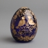 Яйцо "Певчие птички" Стекло, гравировка, позолота Ручная авторская работа диаметр 6,5 см Сохранность отличная инфо 11577e.