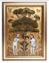 Картина "Адам и Ева" - Масло, стекло (26 х 35 см) не замеченным! Автор Юлия Якушева инфо 11639e.