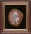 Картина из камня "Соловей" Агат, яшма, барит, гранат Ручная работа (в зависимости от наличия камня) инфо 3484f.