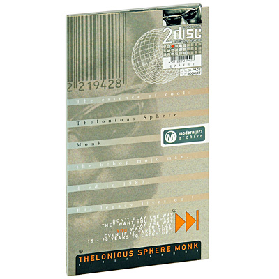 Thelonious Sphere Monk Modern Jazz Archive (2 CD) Серия: Modern Jazz Archive инфо 3499f.