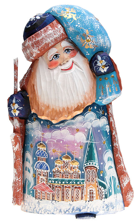 Статуэтка "Дед Мороз" Дерево, роспись Ручная работа так как это ручная работа инфо 3564f.